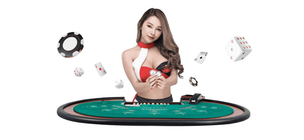 Studio dealer langsung 777luck dengan meja blackjack dan pencahayaan profesional